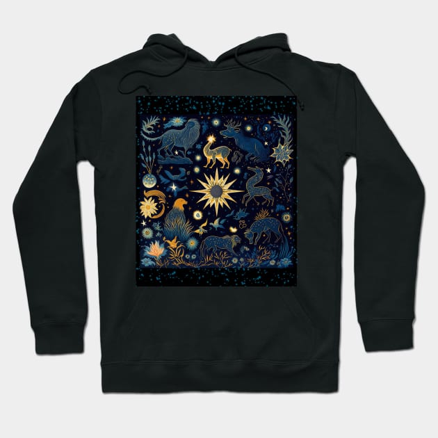 Celestial Animals Hoodie by incarnations